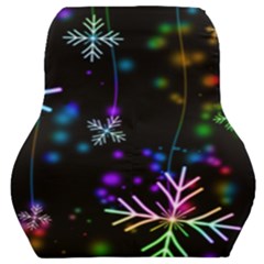 Snowflakes Car Seat Back Cushion  by HermanTelo