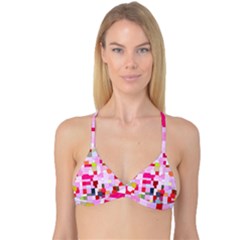 The Framework Paintings Square Reversible Tri Bikini Top by Sapixe