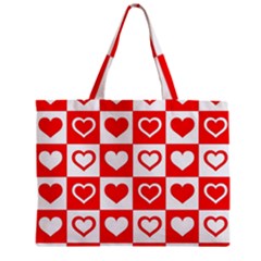 Background Card Checker Chequered Zipper Mini Tote Bag by Sapixe