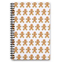 Gingerbread Men 5 5  X 8 5  Notebook by Mariart