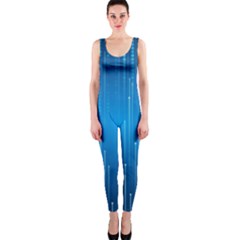 Abstract Rain Space One Piece Catsuit by Bajindul