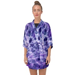 Abstract Space Half Sleeve Chiffon Kimono by Bajindul