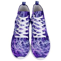 Abstract Space Men s Lightweight High Top Sneakers by Bajindul