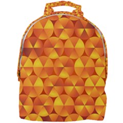 Background Triangle Circle Abstract Mini Full Print Backpack by Bajindul