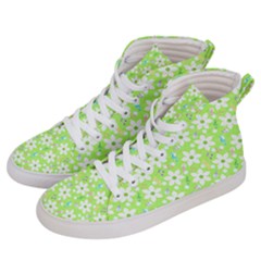 Zephyranthes Candida White Flowers Men s Hi-top Skate Sneakers by Bajindul