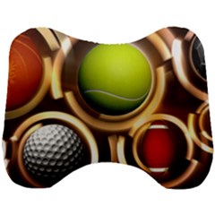 Sport Ball Tennis Golf Football Head Support Cushion by Bajindul