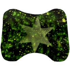 Star Blue Star Space Universe Head Support Cushion by Bajindul