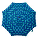 Pattern Graphic Background Image Blue Hook Handle Umbrellas (Large) View1