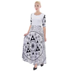 Radiate Half Sleeves Maxi Dress by Zahava