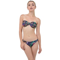 Dragon Lights Classic Bandeau Bikini Set by Riverwoman