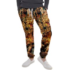 Sculpture Art Temple Tower Men s Jogger Sweatpants by Pakrebo