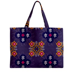 Morocco Tile Traditional Marrakech Zipper Mini Tote Bag by Pakrebo