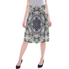 Abstract Background Texture Design Midi Beach Skirt by Pakrebo