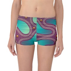 Background Pattern Non Seamless Boyleg Bikini Bottoms by Pakrebo