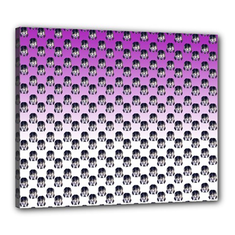 Forest Girl Gradient Purple Canvas 24  X 20  (stretched) by snowwhitegirl