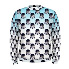Forest Girl Gradient Blue Men s Sweatshirt by snowwhitegirl