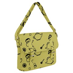 Tea Seamless Pattern Teatime Buckle Messenger Bag by Nexatart