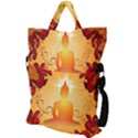 Buddah With Light Effect Fold Over Handle Tote Bag View2