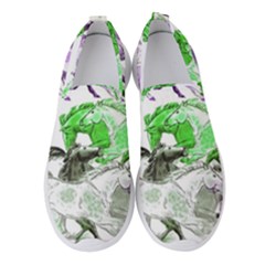 Horse Animal World Green Women s Slip On Sneakers by BangZart