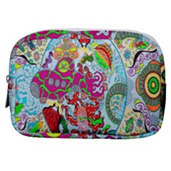 Supersonic Volcanic Splash Make Up Pouch (small) by chellerayartisans