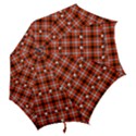 Plaid - red with skulls Hook Handle Umbrellas (Small) View2