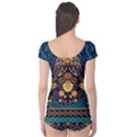 African Pattern Boyleg Leotard  View2