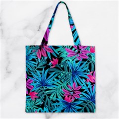 Leaves  Zipper Grocery Tote Bag by Sobalvarro