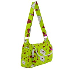 Valentin s Day Love Hearts Pattern Red Pink Green Multipack Bag by EDDArt