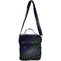 Fractal Fantasy Texture Purple Crossbody Day Bag View3