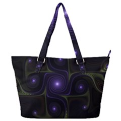 Fractal Colors Pattern Abstract Full Print Shoulder Bag by Pakrebo
