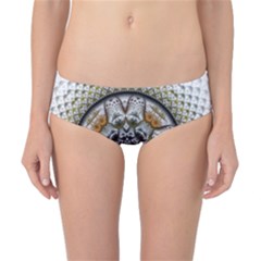 Medallion Fractal Digital Art Classic Bikini Bottoms by Pakrebo
