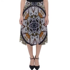 Medallion Fractal Digital Art Classic Midi Skirt by Pakrebo