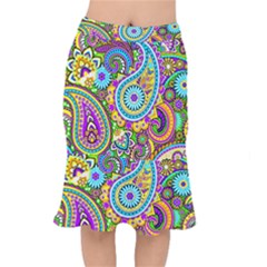 Paisley 5 Short Mermaid Skirt by impacteesstreetwearfive
