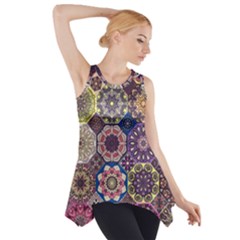 Oriental Side Drop Tank Tunic by Sobalvarro