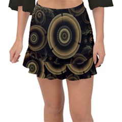 Fractal Fractal Art Fantasy Fishtail Mini Chiffon Skirt by Pakrebo