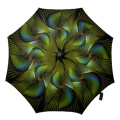 Fractal Abstract Design Fractal Art Hook Handle Umbrellas (small) by Pakrebo
