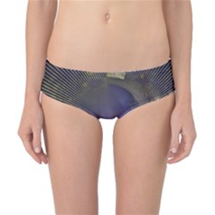 Fractal Earth Rays Design Planet Classic Bikini Bottoms by Pakrebo