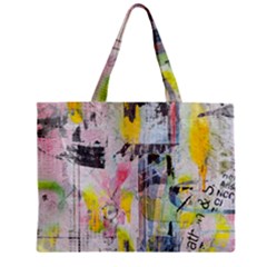 Graffiti Graphic Zipper Mini Tote Bag by ArtistRoseanneJones