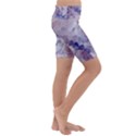 Americana Abstract Graphic Mosaic Kids  Lightweight Velour Cropped Yoga Leggings View3