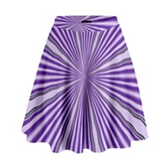 Background Abstract Purple Design High Waist Skirt by Pakrebo