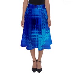 Inary Null One Figure Abstract Perfect Length Midi Skirt by Pakrebo
