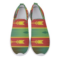 Background Non Seamless Pattern Women s Slip On Sneakers by Pakrebo