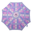 Gingham Checkered Texture Pattern Hook Handle Umbrellas (Medium) View1