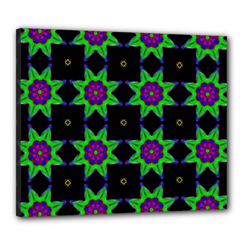 Seamless Wallpaper Pattern Canvas 24  X 20  (stretched) by Pakrebo