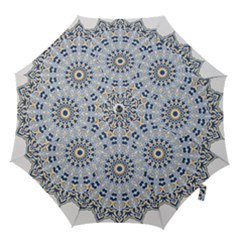 Arabesque Mandala Decorative Hook Handle Umbrellas (small) by Pakrebo