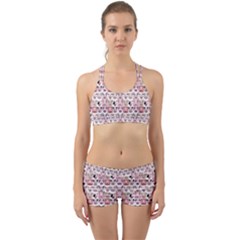 Graphic Seamless Pattern Pig Back Web Gym Set by Pakrebo