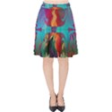 Background Sci Fi Fantasy Colorful Velvet High Waist Skirt View1
