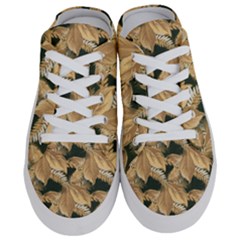 Scrapbook Leaves Decorative Half Slippers by Pakrebo