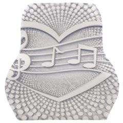 Circle Music Car Seat Back Cushion  by HermanTelo