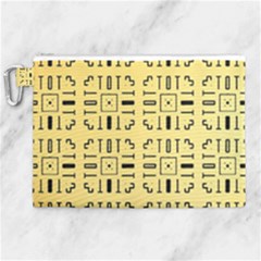 Background Yellow Canvas Cosmetic Bag (xl) by HermanTelo